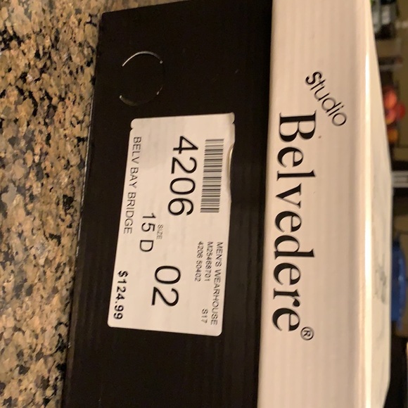 Belvedere Bay Bridge Black Dress Shoes - Picture 5 of 6